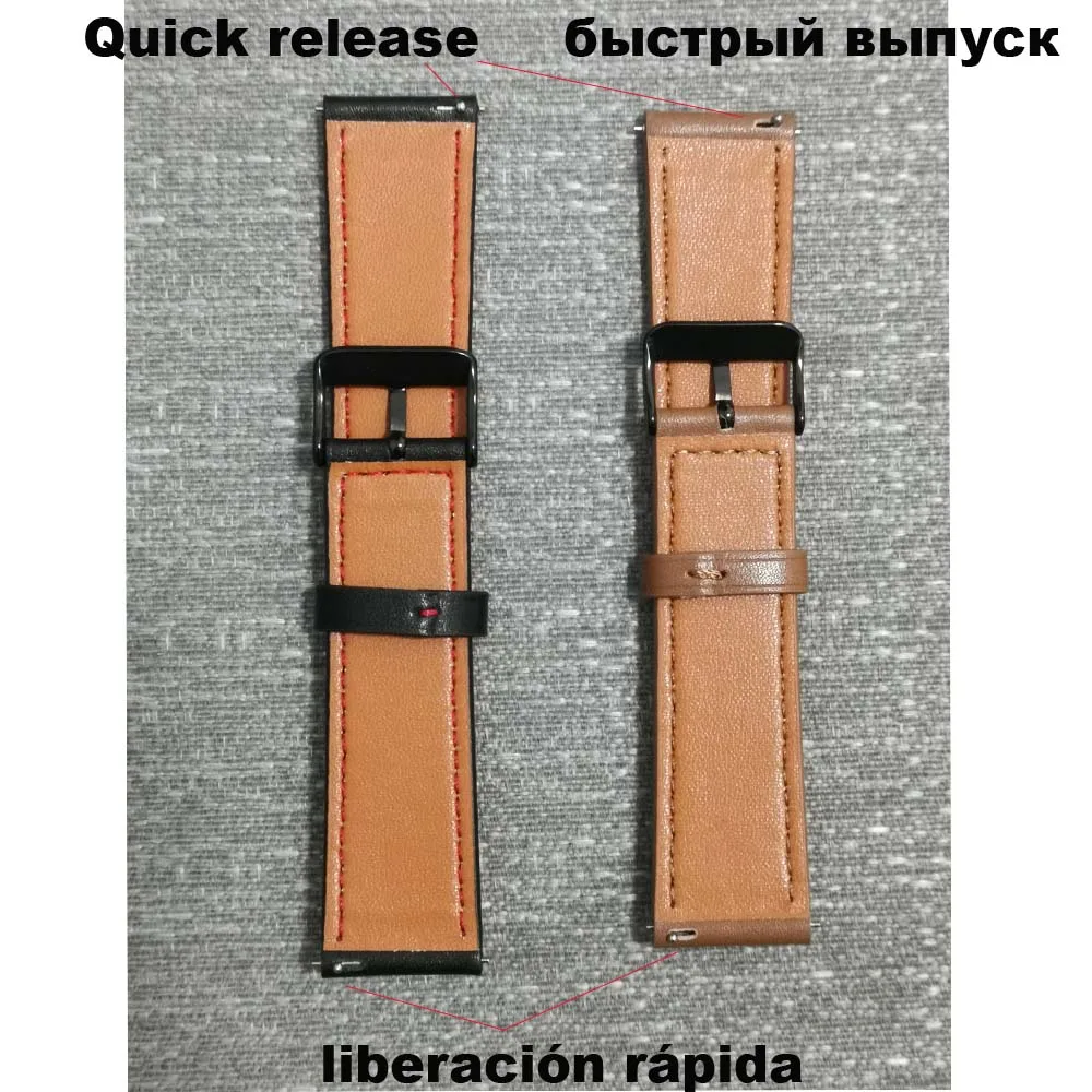 22 мм кожаный браслет для huawei Watch GT Honor Magic Dream Correa для Xiaomi Amazfit Gtr 47 мм Pace Stratos 2 ремешок для часов