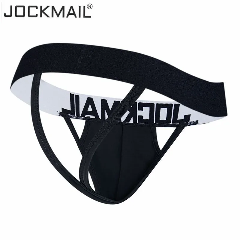 Стринги JOCKMAIL мужские из вискозы пикантное нижнее белье джоки G-стринги трусы для