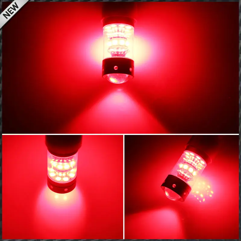 iJDM Brilliant Red 28-piece 3030 SMD 1156 7506 P21W BA15S LED Bulbs For Turn Signal Lights Tail Brake | Автомобили и мотоциклы