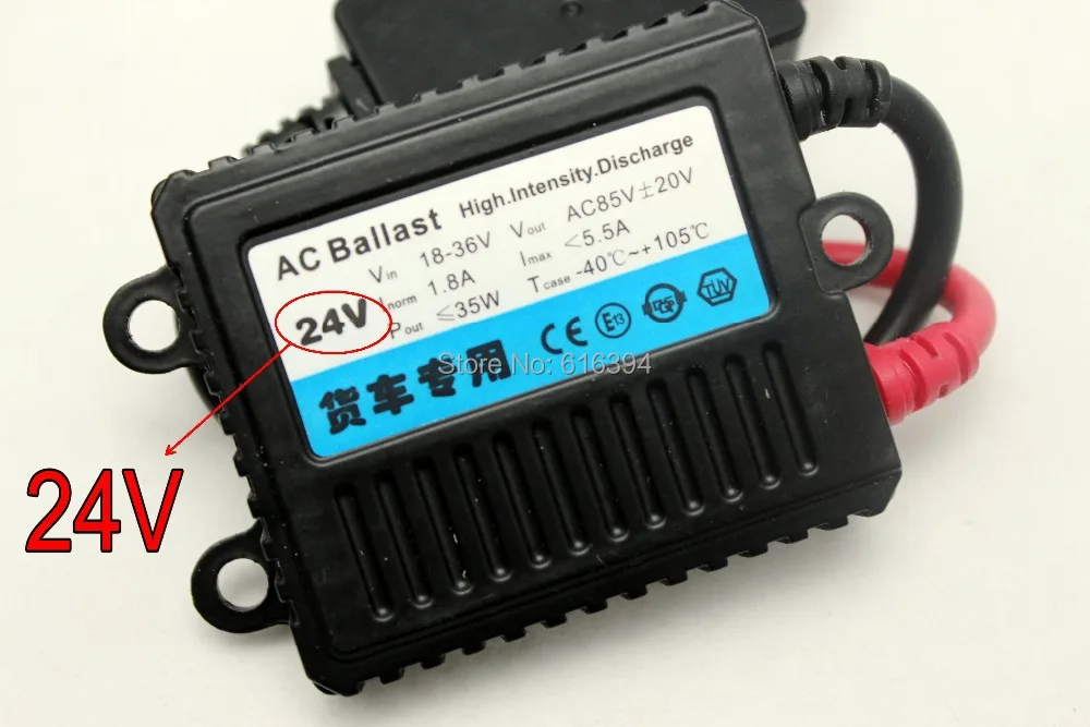 Бесплатная доставка 24 V 35 Вт H4H/L высокая низкая Bi xenon лампа для автомобильной фары
