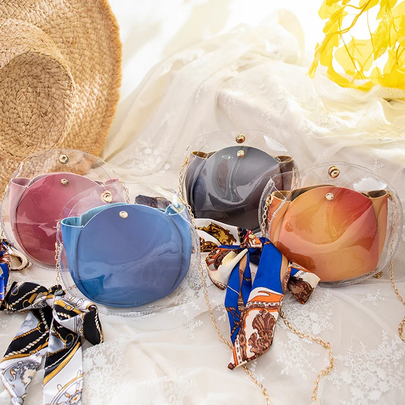 Женская мини сумка из ПВХ прозрачная через плечо 2 шт. 2019|Сумки с ручками| |