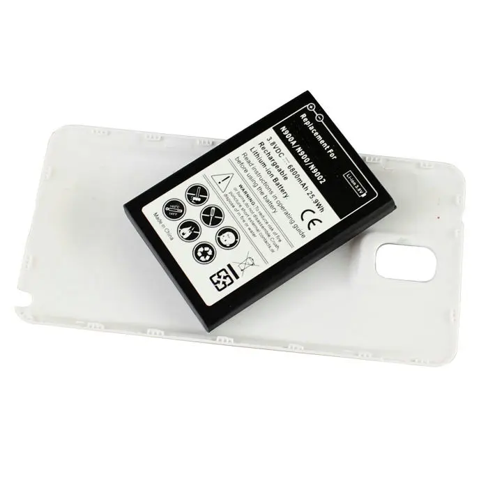 Ciszean 1x6800mAh Note 3 Расширенный аккумулятор + задняя крышка для Samsung Galaxy III N9000 N900 N900A N9002