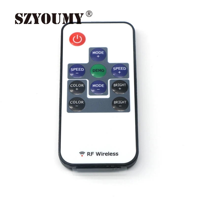 

SZYOUMY DC 12-24V Wireless 10 Keys Mini RGB Led Controller With IR Remote Control For RGB Led Strip 3528/5050 Free Shipping