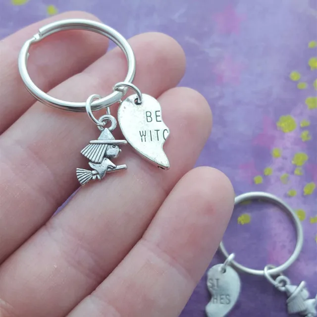 1 компл. Лучшие брелоки ведьмы друзья языческий подарок Wicca брелок ведьма на