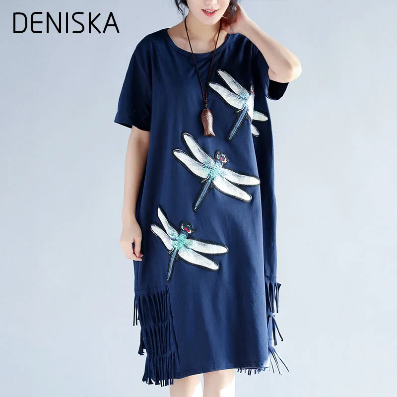 Дениска 2018 новая Корейская версия больших Размеры Для женщин свободная одежда с