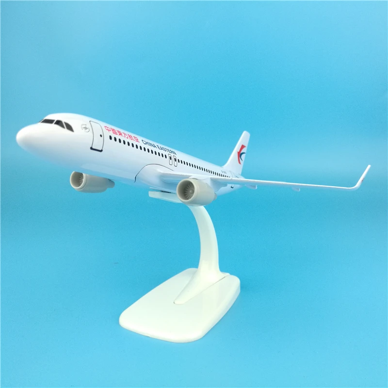 20cm Eastern Airlines Passenger airplane model A320 airbus Simulation Static Solid Metal Aircraft Model Gift Decoration |