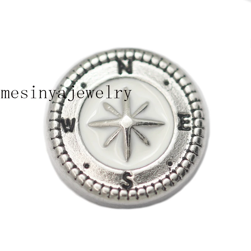 10 шт. коробка с компасом и игла изготовленные на заказ Плавающие Подвески для