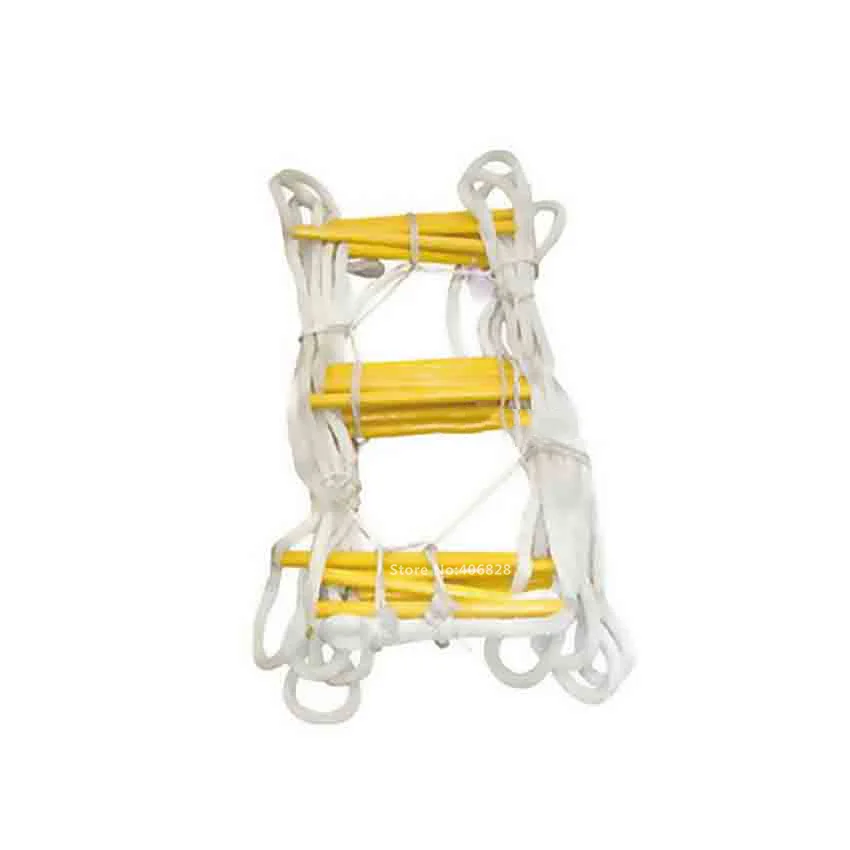 New 5M Upgrade Escape Ladder Wear-resistant Reinforced Anti-skid Soft Fire Inspection Rope 18-20MM (1-2nd floor) | Инструменты