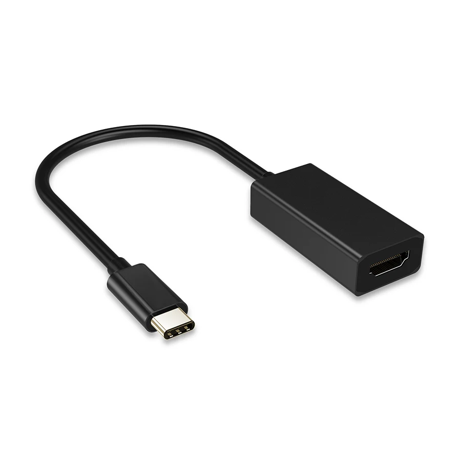 JZYuan USB C 3 1 к HDMI кабель типа папа Женский 4 60 Гц адаптер конвертер для MacBook ChromeBook DELL