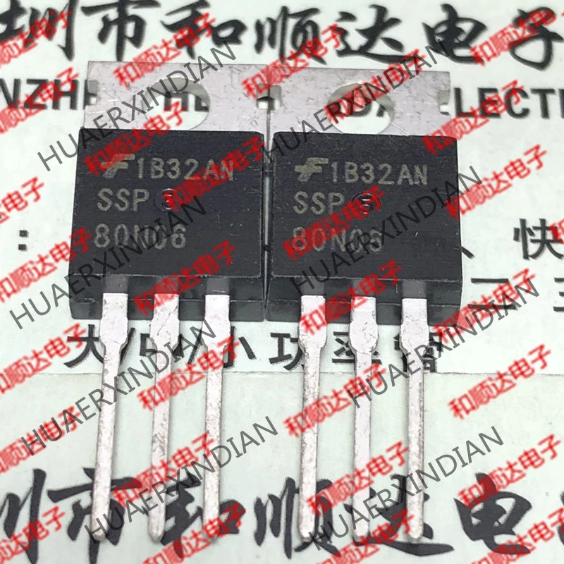 Новый оригинальный SSP80N06 TO 220 60 V 80A|Индукторы| |