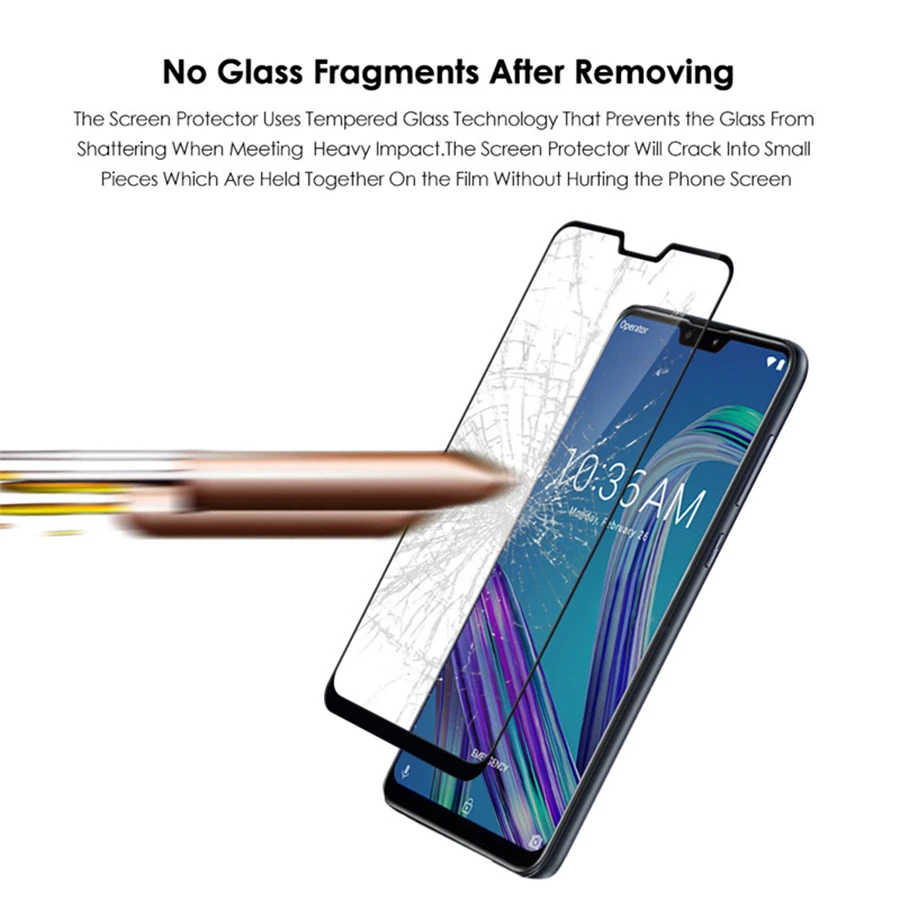 5D 6D 9D полное клеевое закаленное стекло для ASUS Zenfone MAX Pro M2 ZB631KL ZB633KL 6 26 ''полное