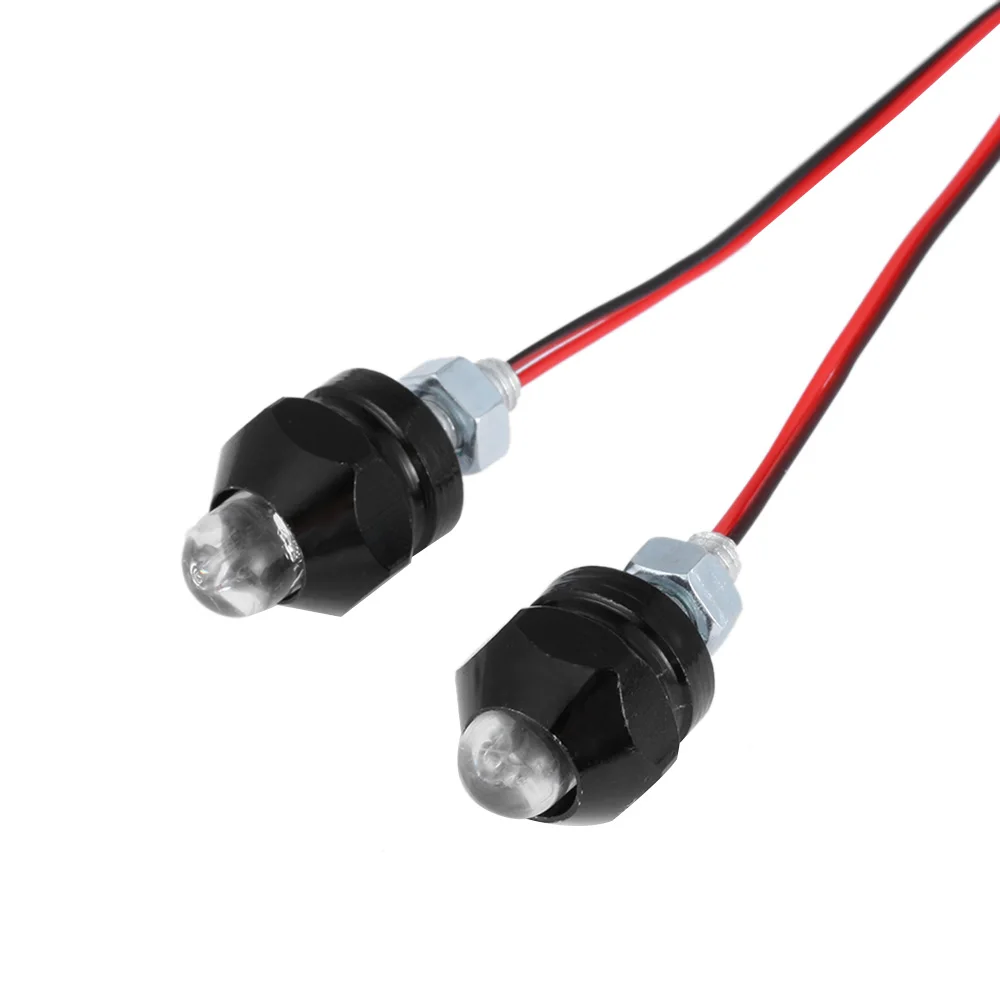 1 пара/2 шт. AC/DC 12V индикатор сигнала поворота мотоцикла RGB светодиодный