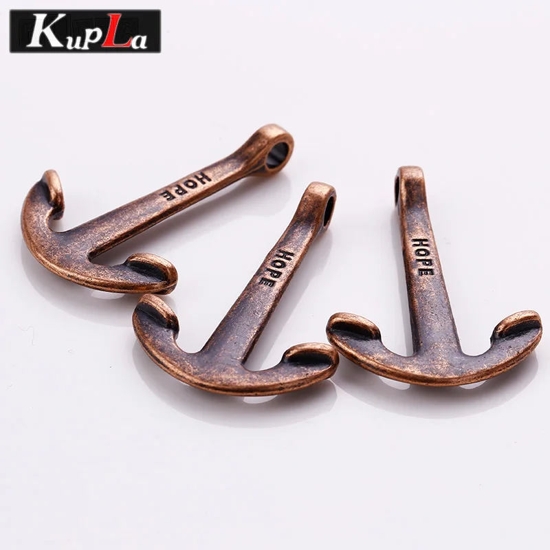 Винтажные металлические подвески в виде букв якорь надежды для самостоятельного