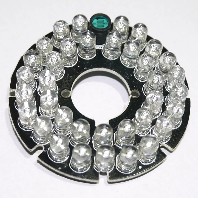 Аксессуары системы видеонаблюдения инфракрасный свет 36 зерна 850nm IR LED доска для наблюдения ночного видения диаметр 53 мм