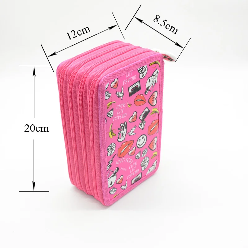 72 отверстия Карандаш Чехол Estuche Escolar Estojo Escola Kalemlik Kalem Kutusu Trousse Scolaire Stylo Box Pennen Etui Potloden Box