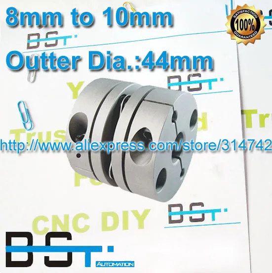BSTMOTION OD44 Φ муфта 8*10 мм одиночное дисковое гибкое соединение 8 до 10 пластинчатый