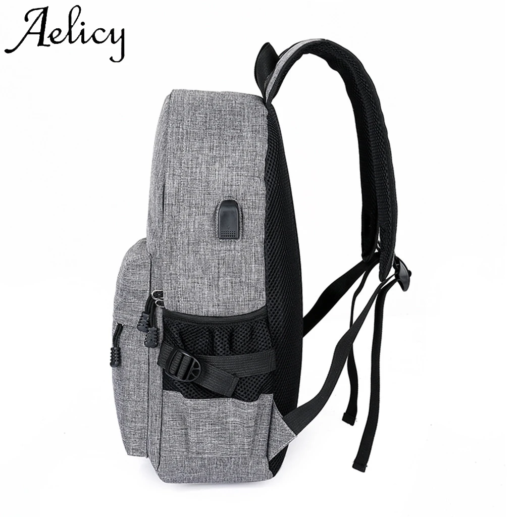 Aelicy мужской деловой повседневный рюкзак для ноутбука Студенческая сумка