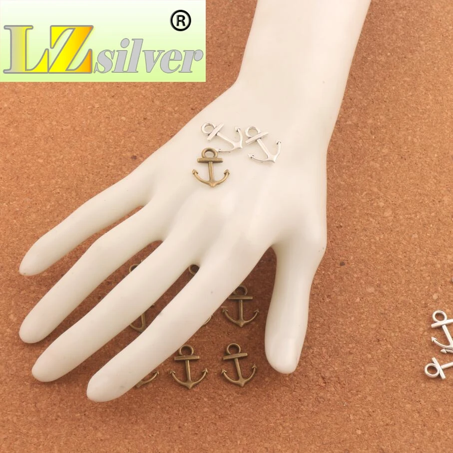 

Anchor Hope Spacer Charm Beads 15x18.5 mm 300pcs zinc alloy Pendants Alloy Handmade Jewelry DIY L143