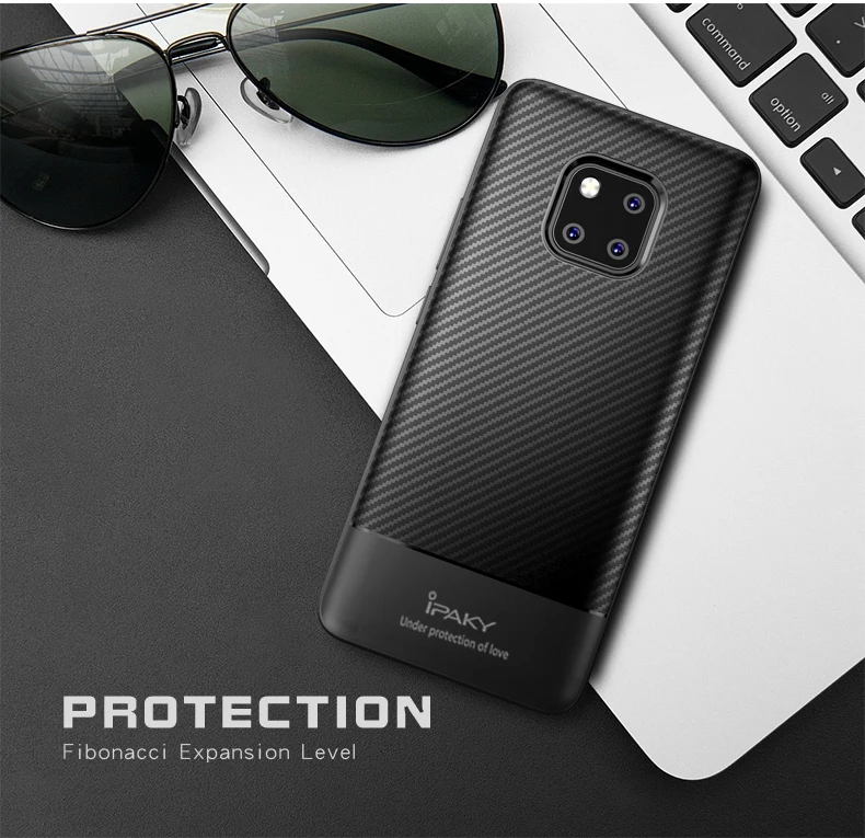 Mate 20 Pro Чехол iPaky Coque для huawei mate 20 Lite чехол из углеродного волокна Мягкий силиконовый чехол для huawei mate 20 Pro чехол s