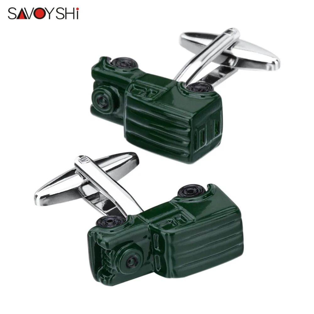 SAVOYSHI 3D модель автомобиля запонки для мужской рубашки высококачественные