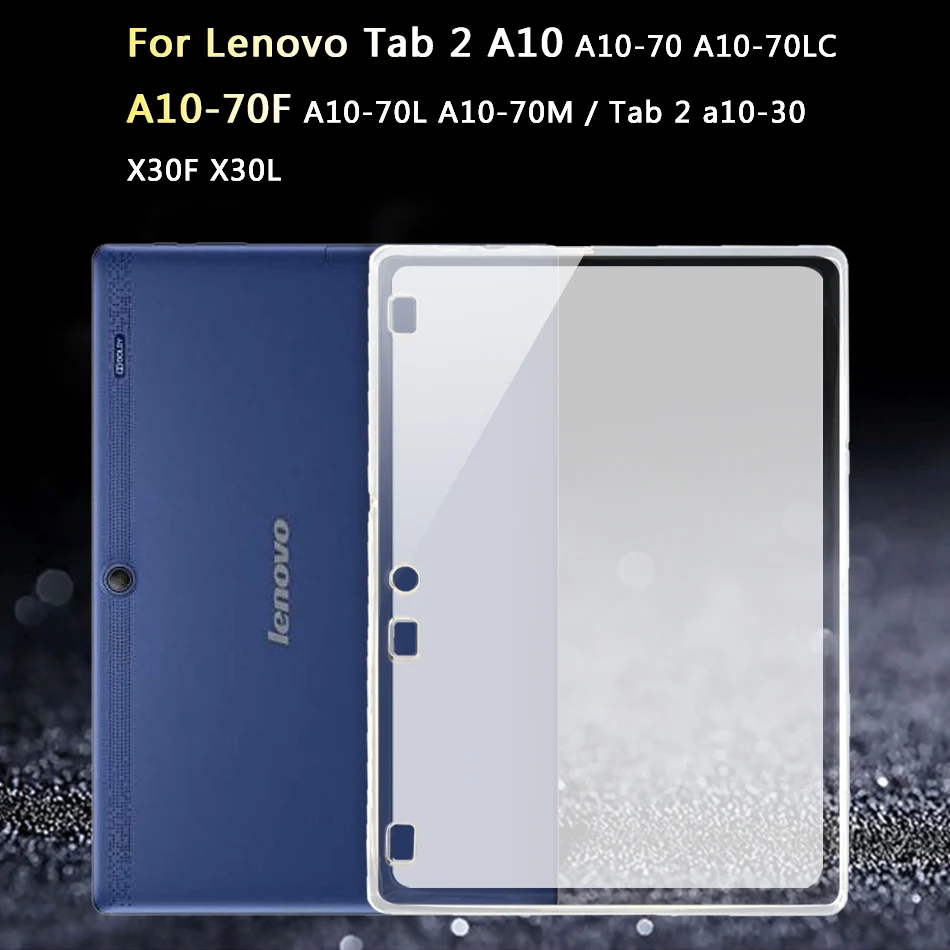 Tab2 A10 A10-70F Планшетный чехол для lenovo Tab 3 7 Essential tab3 710F 710L 710i/Tab3 8 плюс P8 TB-X103F TB-8703X TB3-850M TPU Силиконовый чехол - Цвет: Tab2 A10 A10-70F