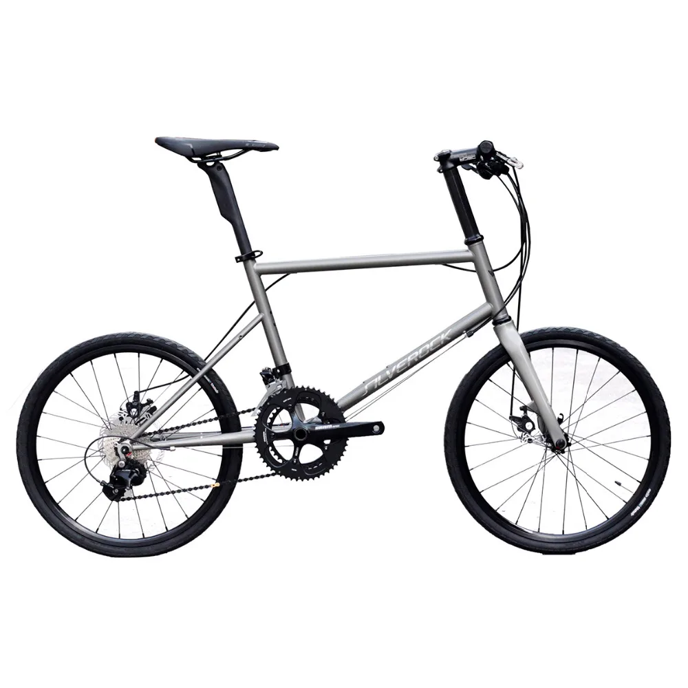 Silverock хром Minivelo велосипед 20 &quot1 1/8&quot 451 с APEX Crank 105 Задний переключатель 22