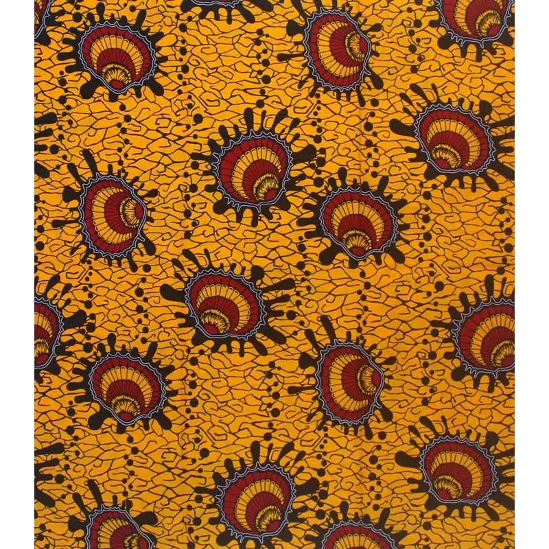 

African wax fabric big flower style cotton wax prints Nigeria for party dress white color H16072016