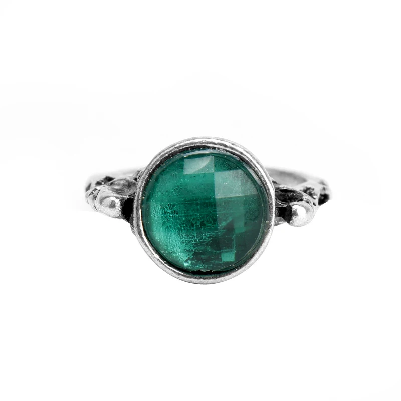 MQCHUN Винтаж Зеленый хрустальный камень с изображением персонажа фильма Пираты