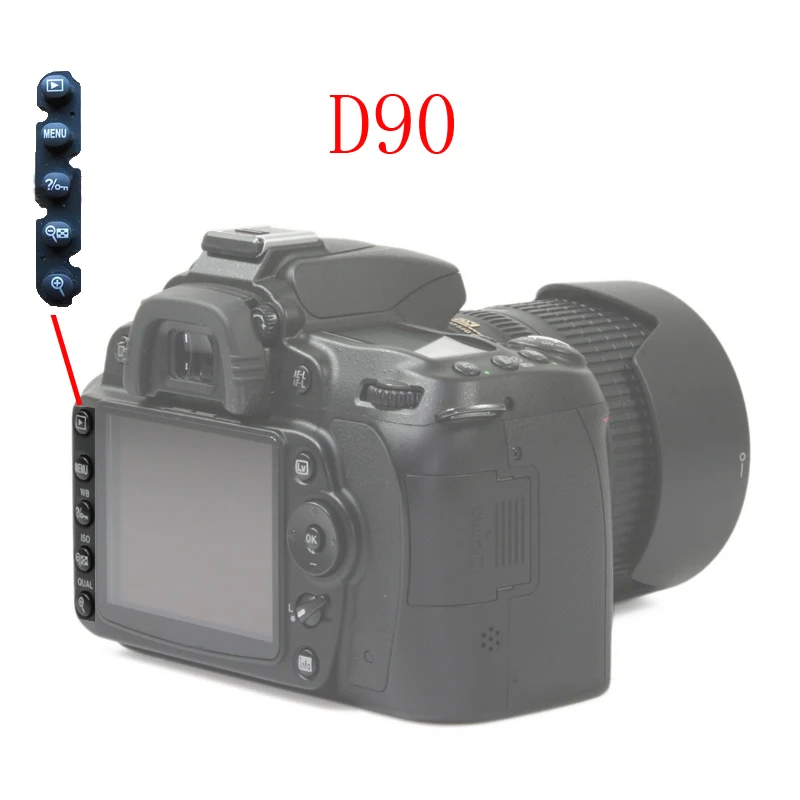 D90 Для Nikon D90 D300 D300S D700 D600 D610 D7000 функциональный ключ DSLR камера запасной блок Ремонт Часть - Цвет: D90