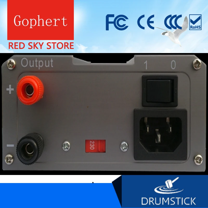Gophert CPS-3205 CPS-3205II DC импульсный источник питания с одним выходом 0-32 в пост 0-5A 160 Вт Регулируемая