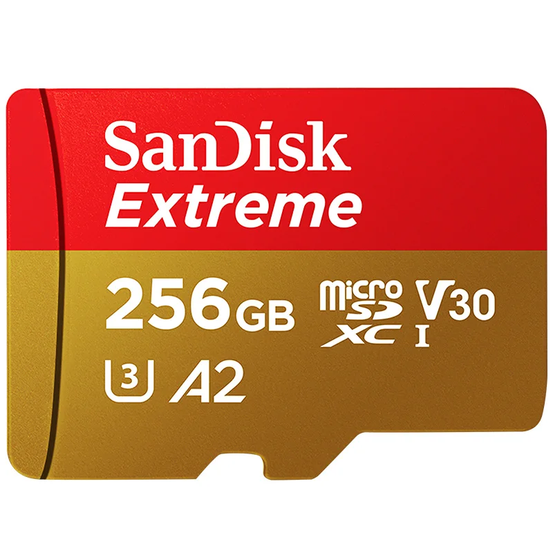 256 ГБ Карта памяти SanDisk EXTREME 32 ГБ/SDHC 400 Гб/256 ГБ/128 ГБ/64 Гб/SDXC Micro SD TF карта класс 10 Microsd C10 UHS-1 карты - Емкость: 256 ГБ
