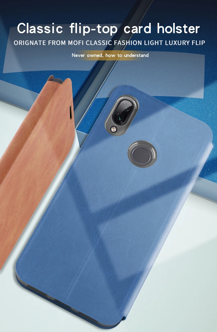 Для Xiaomi Redmi Note 7 чехол MOFI Флип кожаный чехол для Xiaomi Redmi Note 7 pro из искусственной кожи чехол для Xiaomi Redmi Note 7 pro