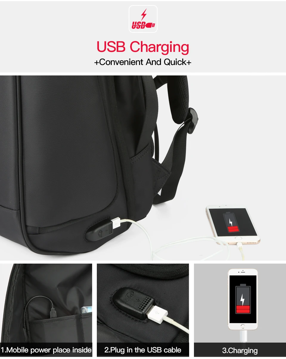 Kingsons мужской рюкзак, подходит для ноутбука 15, 17 дюймов, USB, для подзарядки, многослойная, космическая, дорожная, мужская сумка, анти-вор, Mochila