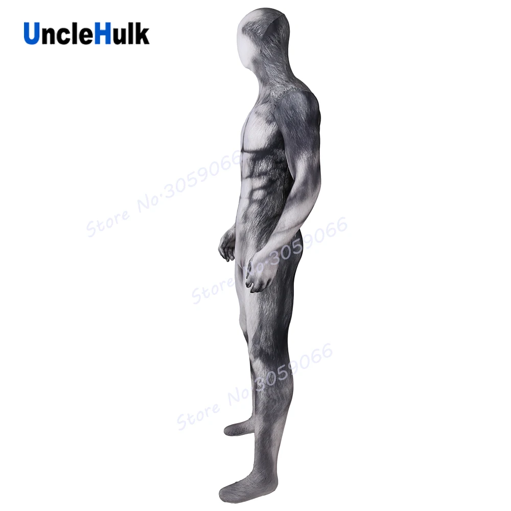Костюм для Хэллоуина из спандекса с собакой зентай Хаски | UncleHulk|