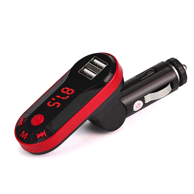 Fm передатчик MP3 плеер громкой связи автомобильный комплект USB TF SD Автозапчасти