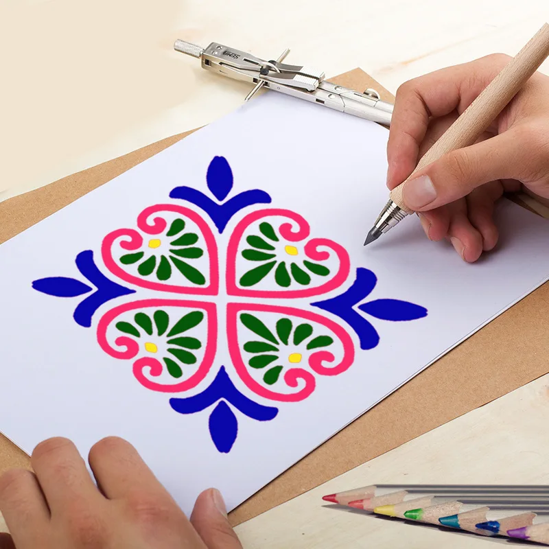 

15*15 Creative pvc Layering Stencils for Diy scrapbook coloring,painting stencil,home decor diy etc. Product image