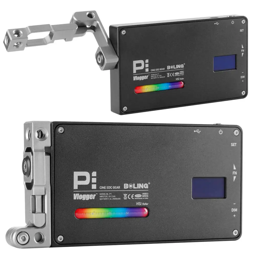 Светодиодный осветитель для видеосъемки Boling BL P1 RGB 0 360 цветов CRI96 + с литиевой