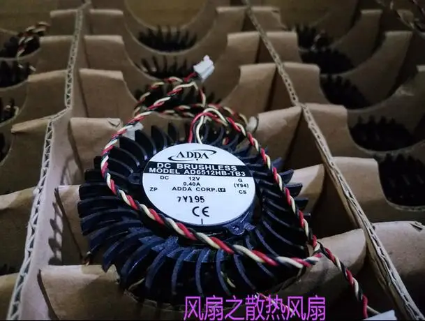 ADDA SAPPHIRE AD6512HB-TB3 DC 12V 0.40A 3-линейный Графический охлаждающий вентилятор | Компьютеры