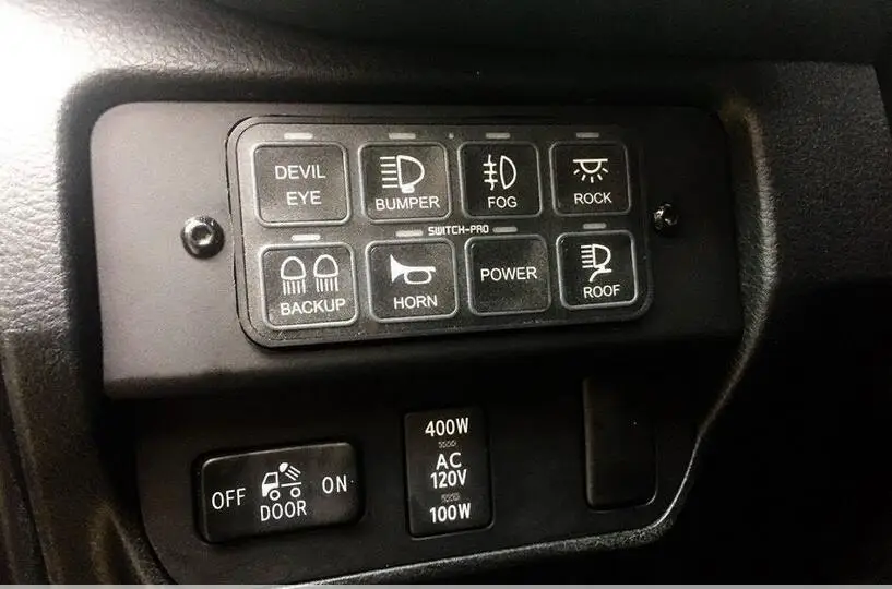 8 Gang LED Switch Panel Slim Touch Control Box with Harness and Label Stickers | Автомобили и мотоциклы