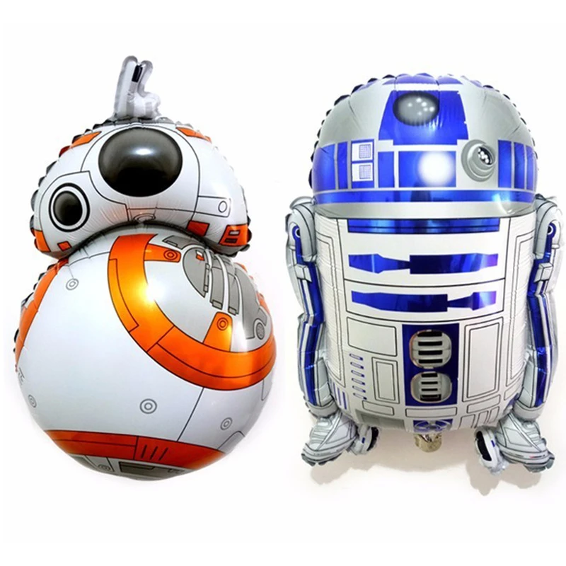 2 шт. BB8 Робот алюминиевые фольги Воздушные шары Звездные войны дети баллон день рождения украшение мультфильм вечерние поставки детская игрушка