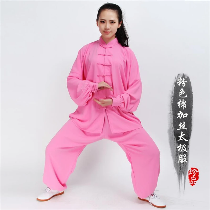 Tai chi одежда для женщин и мужчин китайский костюм taiji wudang кунг фу хлопковая