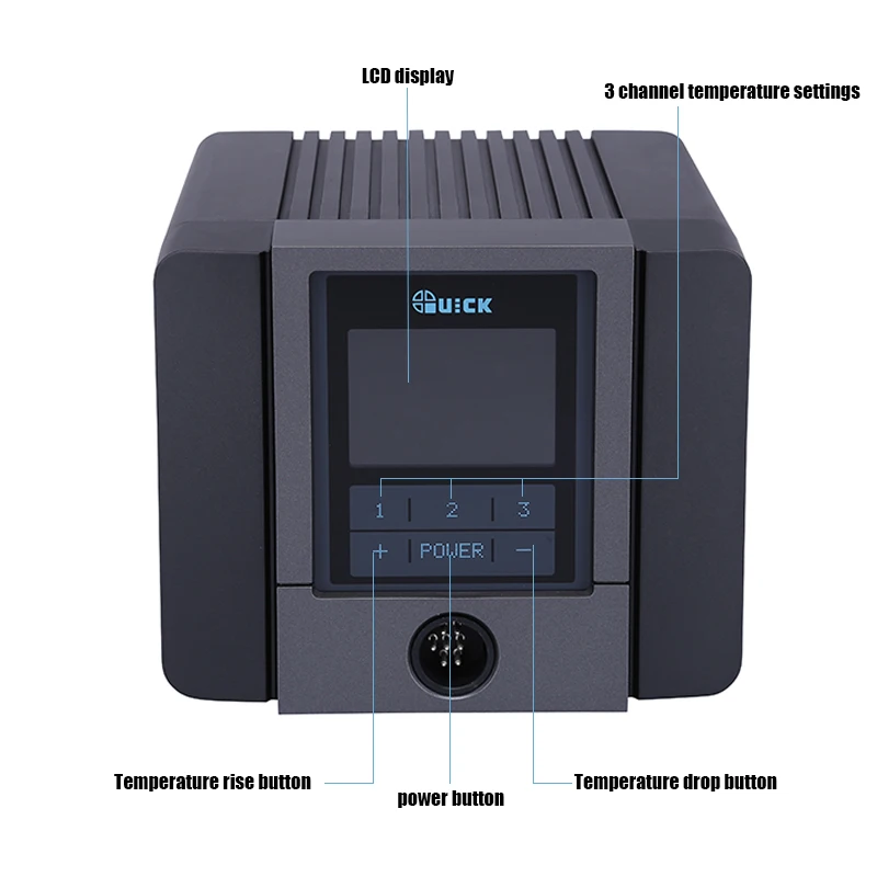 Быстрая TS1200A 110В/220В Бессвинцовая паяльная станция 120 Вт светодиодный дисплей