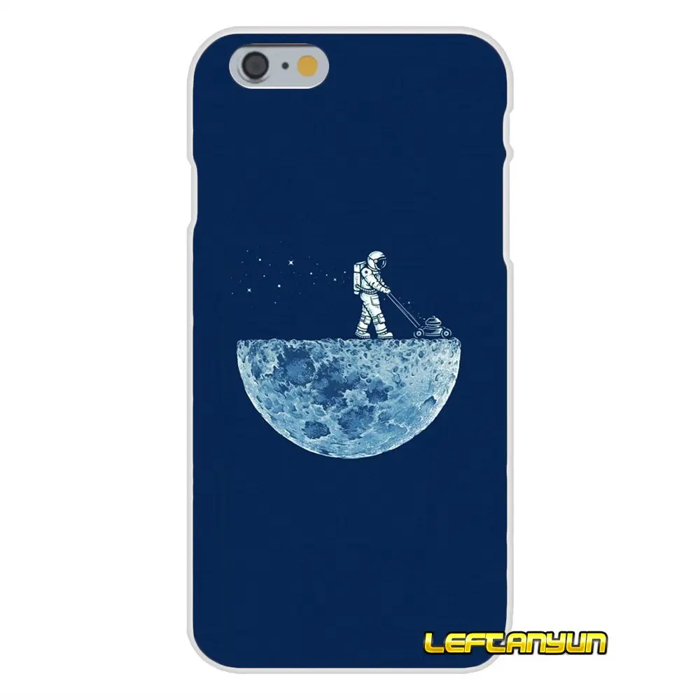 Аксессуары Чехлы для телефона дирижабль астронавт звезды серии Moon Night iPhone X 4 4S 5 5S