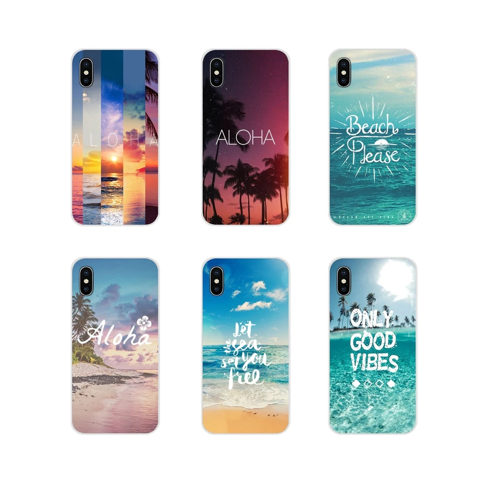 Aloha летнее платье в полоску с аксессуары телефон оболочки чехлы для samsung Galaxy S4 S5