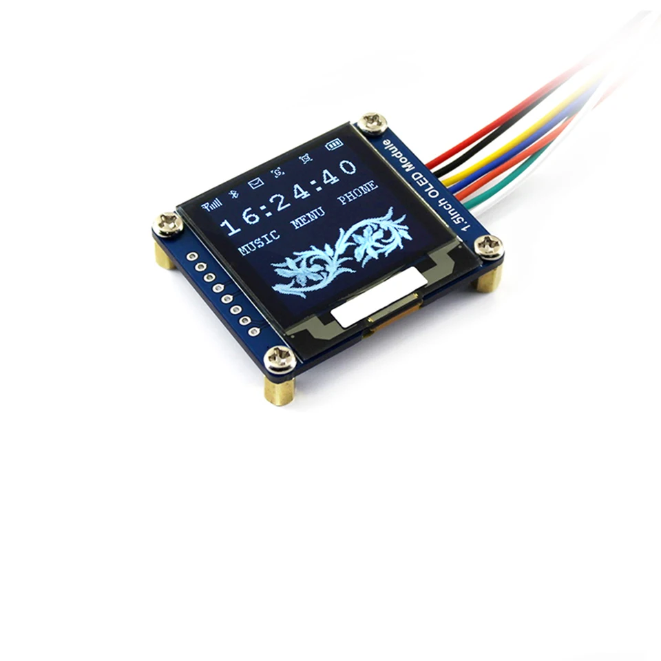 Модуль органического светодиода SSD1327 1 5 дюйма чип драйвера SPI/I2C для Raspberry