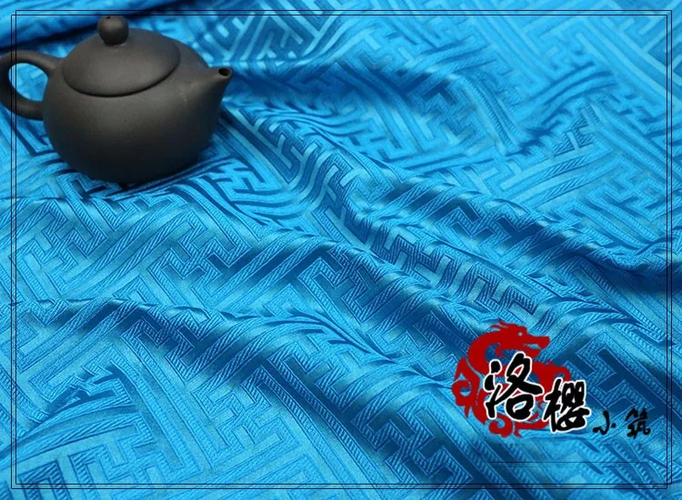Ширина 75 см китайский стиль Hanfu Cheongsam костюм Hanfu тканый Дамасская парча ткань Great Wall под старину на полярда