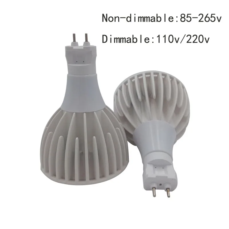 Ультра яркая 85 265V G12 PAR30 LED COB лампа 40W диммируемая Светодиодная Lampara встроенный