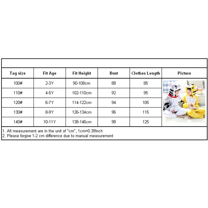 Желтая Пижама тигр Одежда для мальчиков с кошками теплая одежда сна ночная
