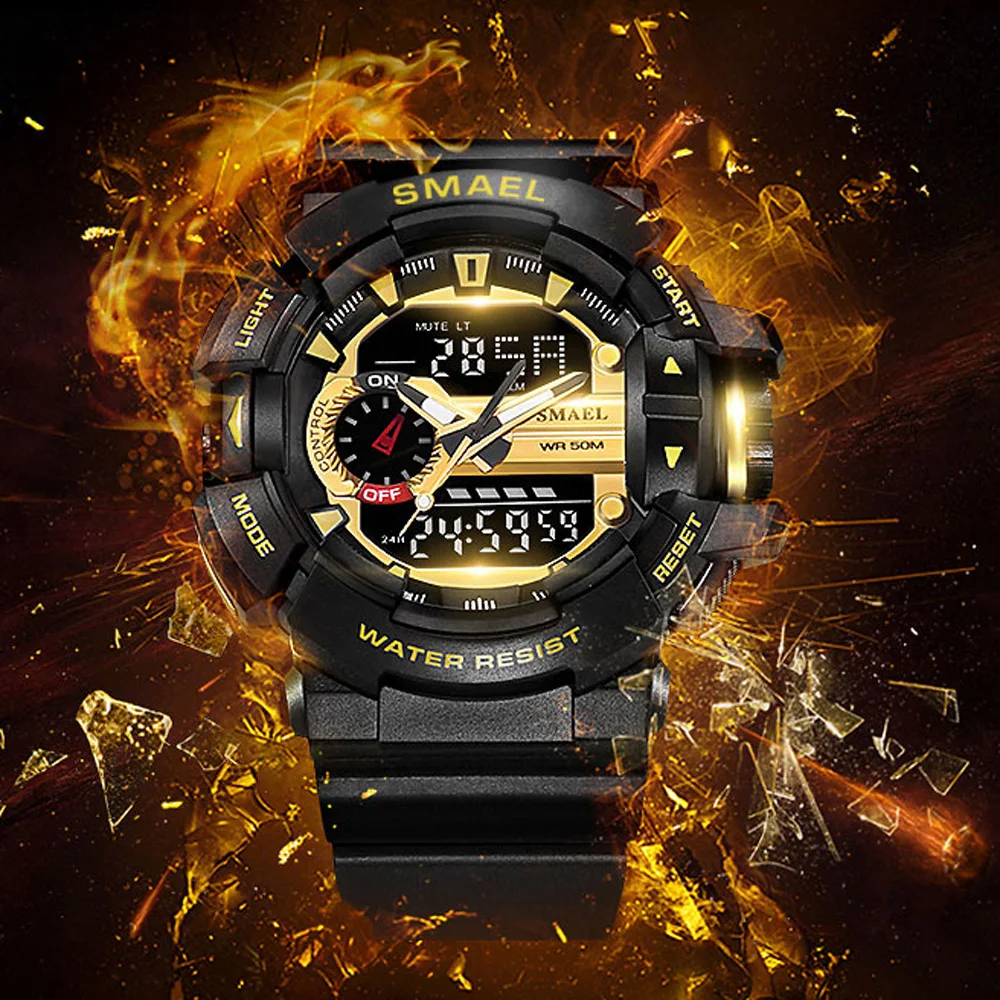 Часы G style S Shock мужские военные армейские часы светодиодные цифровые спортивные