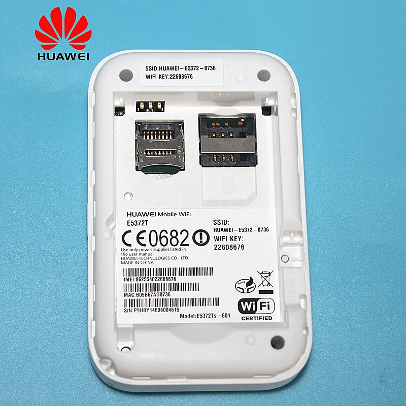 Разблокированный Новый Мобильный Wi-Fi роутер Huawei E5372 E5372T телефон с антенной 4G